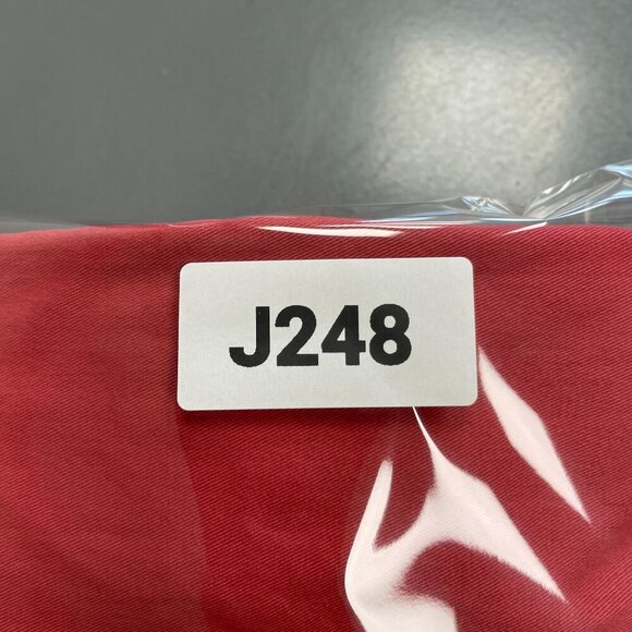 NWOT Izod Men's Size 32 x9.5 Saltwater Stretch Chino Shorts Red Cotton Blend - Picture 7 of 7